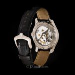 Nicolas Delaloye Men's Watch Le Garde Temps 18K White Gold Power Reserve ND41s (back)