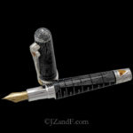 Montegrappa Alchemist Fountain Pen Resin and Sterling Silver M (2jzandf)
